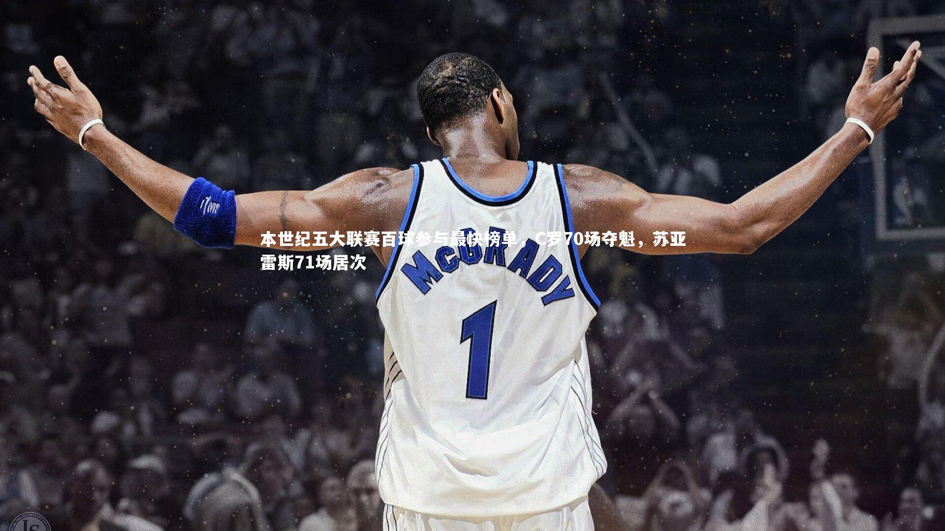 本世纪五大联赛百球参与最快榜单，C罗70场夺魁，苏亚雷斯71场居次